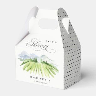 Caja Para Regalos Ducha nupcial de viña rústica