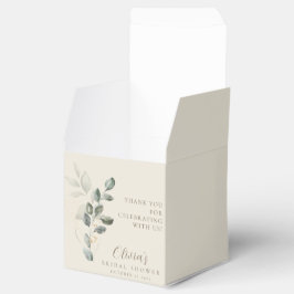 Caja Para Regalos Ducha nupcial minimalista Boho Gold Greenerenery