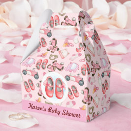 Caja Para Regalos Ducha Personalizada Para Bebé Niña