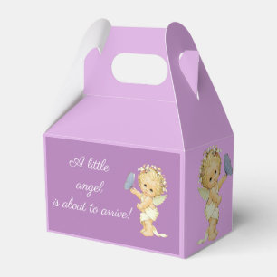 Caja Para Regalos Ducha picnica de ángel de bebé con encierro de mar