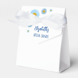 Caja Para Regalos Duchas Florales de Margaritas Azules