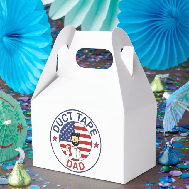 Caja Para Regalos Duct Tape Dad - Favor Box (Fiesta)