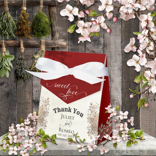 Caja Para Regalos Dulce Amor - Rojo (Subido por el creador)