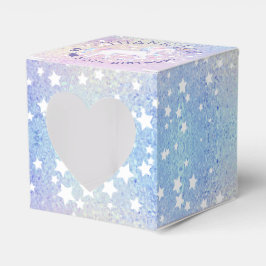 Caja Para Regalos Dulce arcoiris Unicornio nombre de fiesta de cumpl