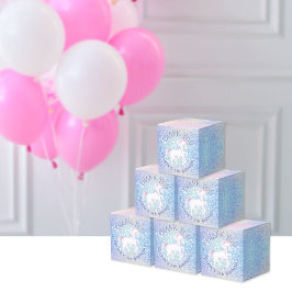 Caja Para Regalos Dulce arcoiris Unicornio nombre de fiesta de cumpl