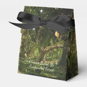 Caja Para Regalos Dulce de bosque encantado 16 hadas iluminando con