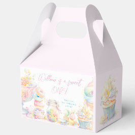 Caja Para Regalos Dulce de color de agua chica dulce primer cumpleañ
