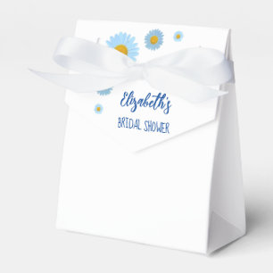 Caja Para Regalos Dulce de Despedida Floral de Margaritas Azules