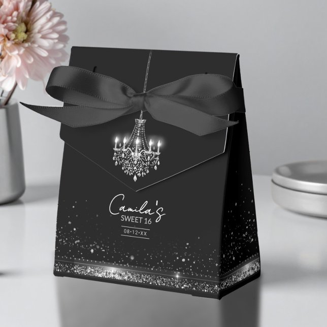 Caja Para Regalos Dulce de Hollywood B & W Chandelier 16 ID1108 (Subido por el creador)