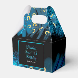 Caja Para Regalos Dulce de tinta azul de alcohol 16