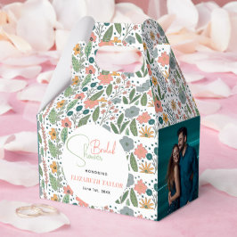 Caja Para Regalos Dulce Despedida de Soltera de Flor Retro