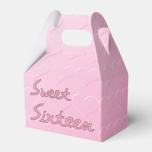 Caja Para Regalos Dulce dieciséis en rosa
