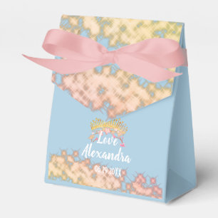 Caja Para Regalos Dulce dieciséis Ropa de Favor Princesa