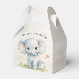 Caja Para Regalos Dulce Gigante Elefante Azul Safari Baby Shower