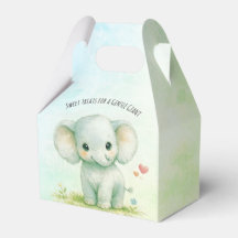 Dulce Gigante Elefante Verde Safari Baby Shower