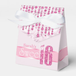 Caja Para Regalos Dulce manteca satina Dieciséis ID260 rosa