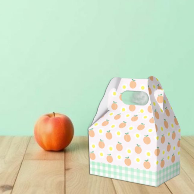Caja Para Regalos Dulce Melocotón 1er Cumpleaños (Subido por el creador)