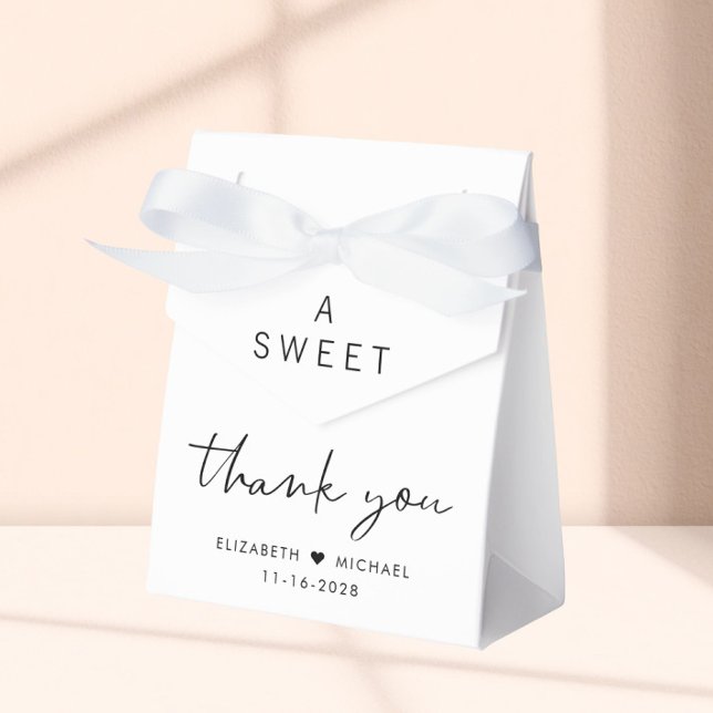 Caja Para Regalos Dulce Moderno Gracias Boda (Subido por el creador)