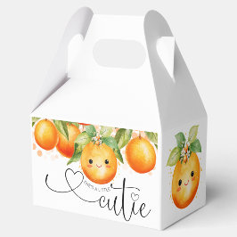 Caja Para Regalos Dulce Naranja Cutie Citrus Baby Shower