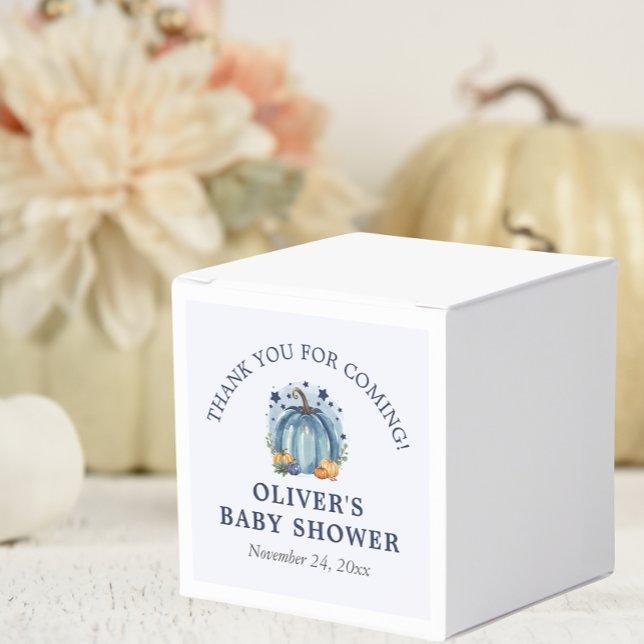 Caja Para Regalos Dulce Niño Calabaza Pequeña Azul Fiesta de Cumplea (Subido por el creador)