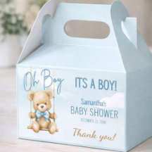 Dulce Oh Chico Es Un Oso Chico Gracias Baby Shower