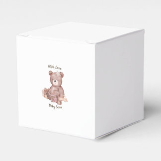 Caja Para Regalos Dulce Oso de Peluche Baby Shower