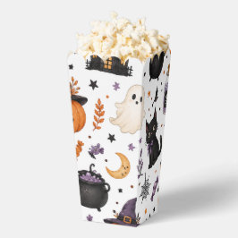 Caja Para Regalos Dulce patrón sin fisuras de Halloween con gatos ne