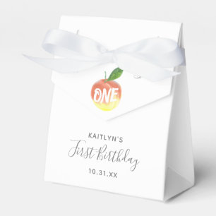 Caja Para Regalos Dulce Peach First Birthday
