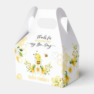 Caja Para Regalos Dulce por ser una abeja Bumble 1er cumpleaños