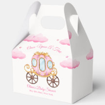 Dulce Princesa Hada Rosa Carruaje Baby Shower
