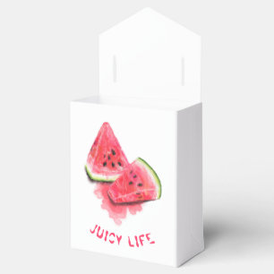 Caja Para Regalos Dulce Rojo Jugoso Pieces de sandía Tasty - Dibujo