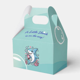 Caja Para Regalos Dulce tiburón mate Baby Shower Kawaii Blue