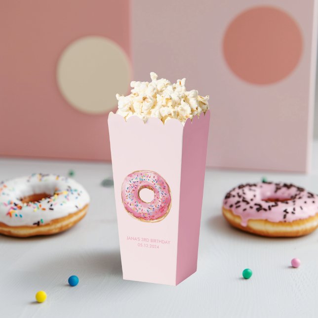 Caja Para Regalos Dulce tiempo Pastel Rosa Donut Cumpleaños (Subido por el creador)