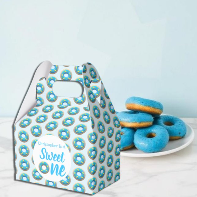 Caja Para Regalos Dulce Un Donut Primer Cumpleaños (Subido por el creador)