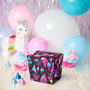 Caja Para Regalos Dulces de cumpleaños neones