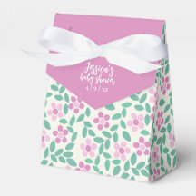 Dulces margaritas rosadas para baby shower