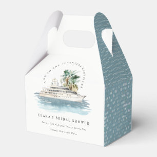Caja Para Regalos Dusky Cruise Ship Palm Seascape Bridal Shower