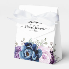 Caja Para Regalos Duste Marina Azul Púrpura Lilac florece ducha de n