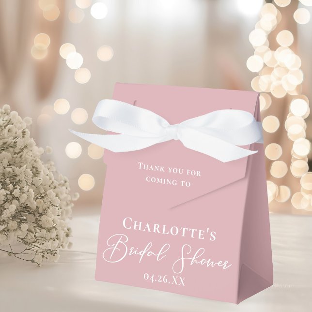 Caja Para Regalos Duste Rosa ducha de novia rosa blanca personalizad (Subido por el creador)