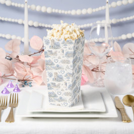 Caja Para Regalos Dusty Blue English Village Wedding Watercolor