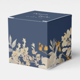 Caja Para Regalos Dusty Blue Otumn Boho Boda Square Favbox