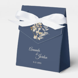 Caja Para Regalos Dusty Blue Otumn Boho Boda Tent Favor Box