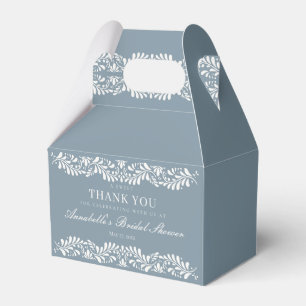 Caja Para Regalos Dusty Blue Talavera Fiesta Bridal Shower Dessert