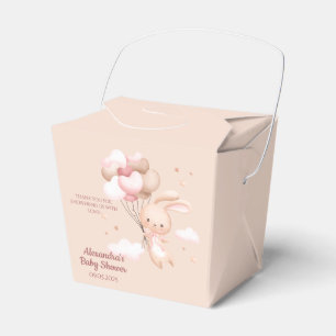 Caja Para Regalos Dusty Pink Bunny Rabbit Baby Shower