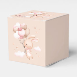 Caja Para Regalos Dusty Pink Woodland Bunny Baby Shower
