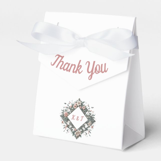 Caja Para Regalos Earthy Floral Vine (Front Side)