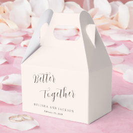 Caja Para Regalos Earthy Neutral Modern Wedding