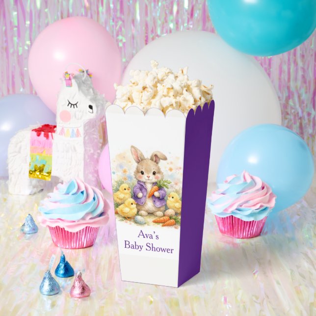 Caja Para Regalos Easter Bunny Purple Jacket Baby Shower (Fiesta)