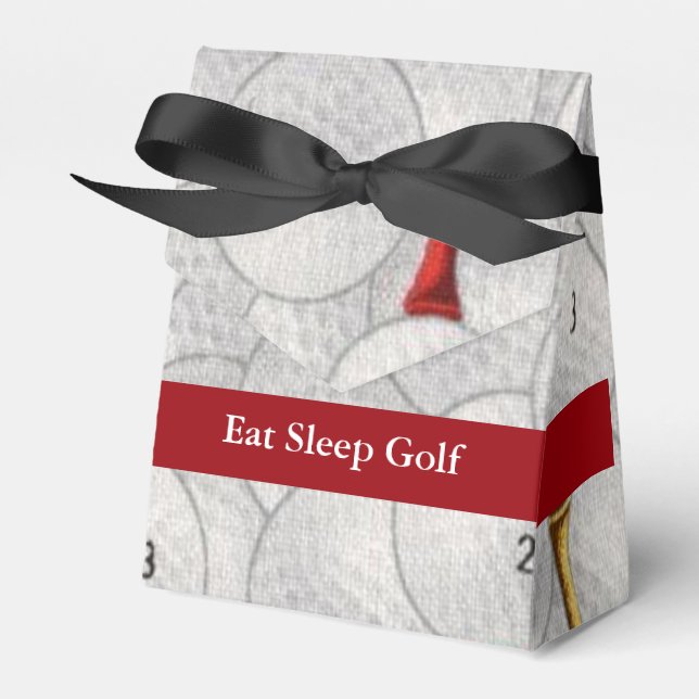 Caja Para Regalos Eat Sleep Golf (Front Side)