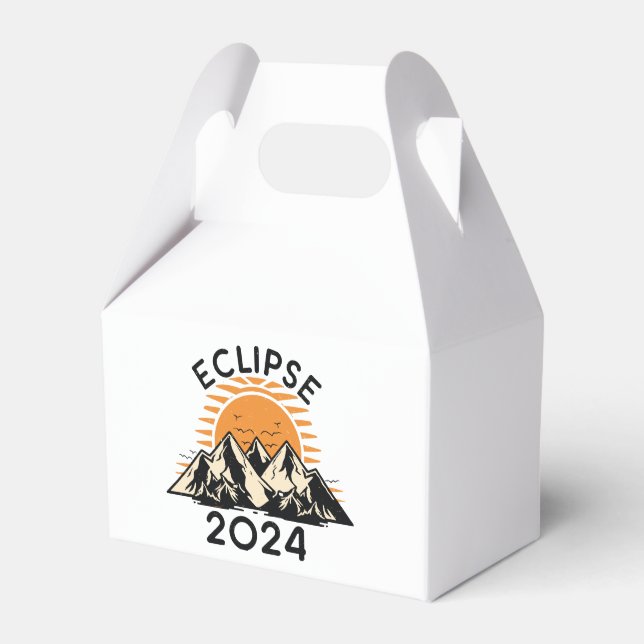 Caja Para Regalos Eclipse Solar Total 2024 (Front Side)